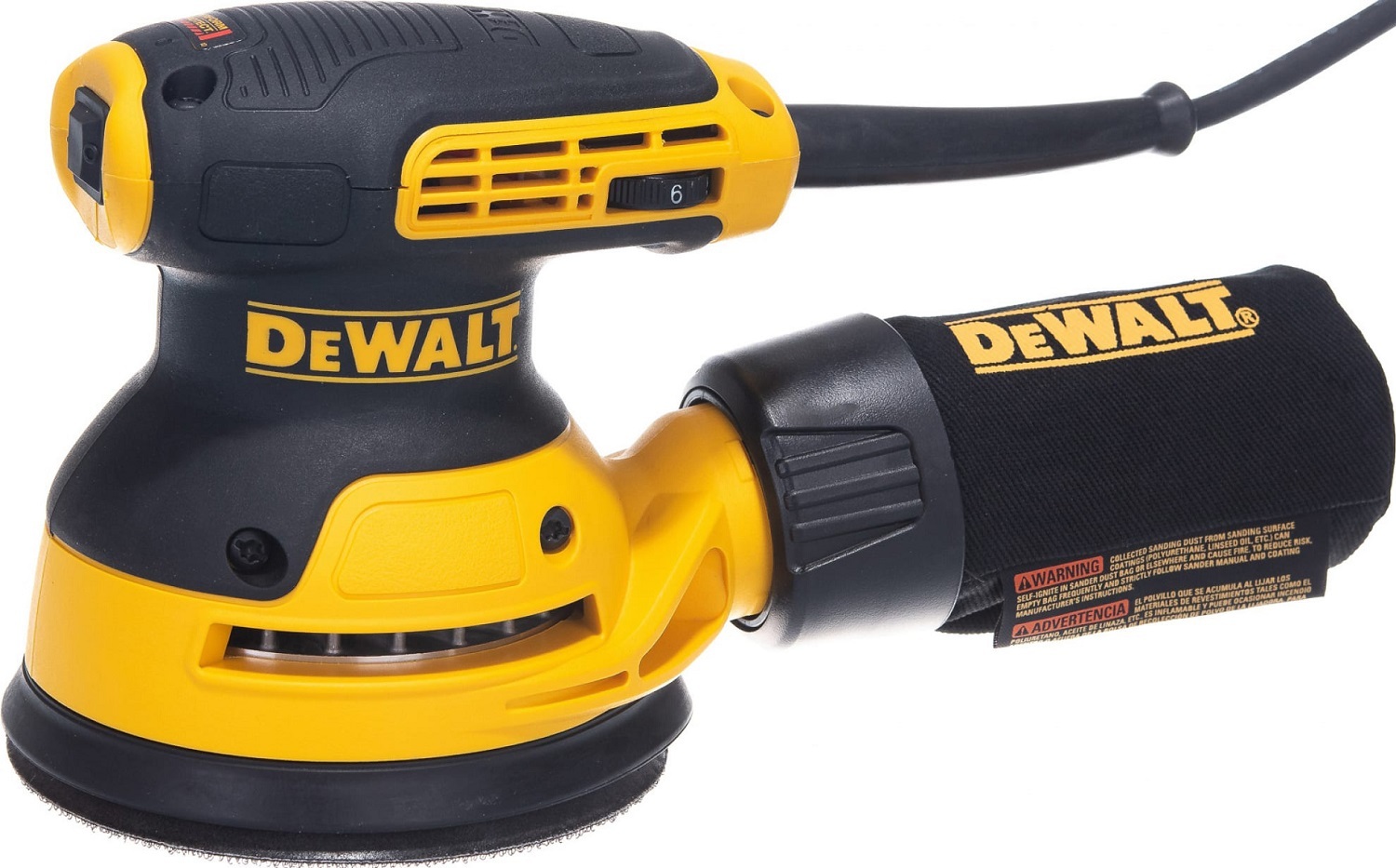 Шлифмашина эксцентриковая DeWALT DWE6423 125 мм 280 Вт — цена в Белебее,  купить в интернет-магазине, характеристики и отзывы, фото